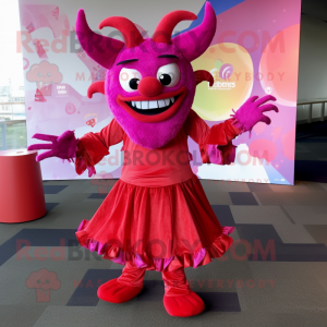 Magenta Devil mascotte...