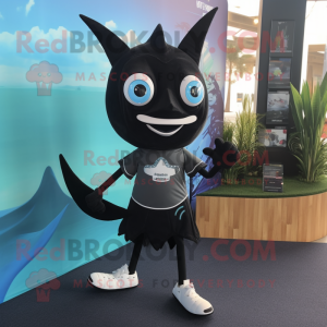 Black Swordfish mascotte...