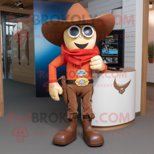 Postava maskota Rust Cowboy...