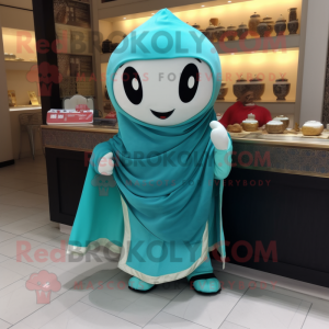 Turquoise Dim Sum mascotte...