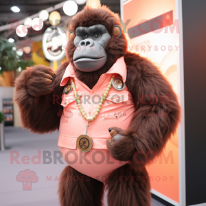 Peach Gorilla mascotte...