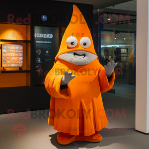 Orange Wizard maskot...