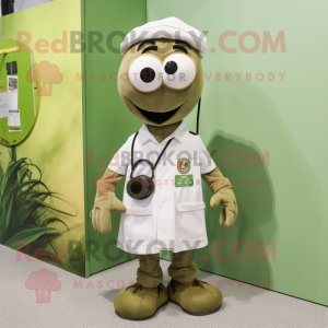 Olive Doctor maskot kostume...