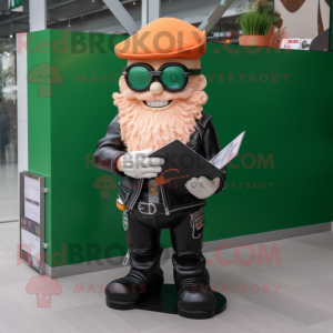 Peach Leprechaun Hat maskot...
