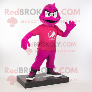 Postava maskota Magenta...