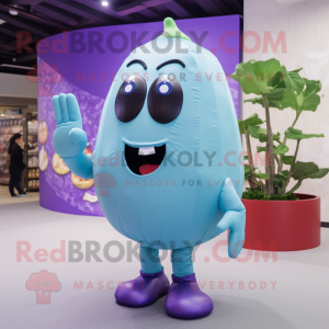 Sky Blue Aubergine mascotte...