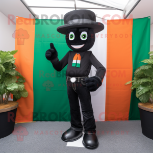 Black Irish Flag mascotte...