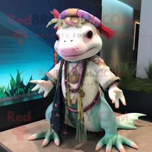  Axolotls maskot kostume...