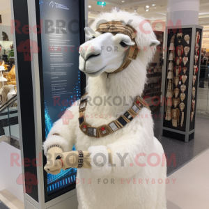 White Camel maskot...