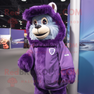 Purple Skunk mascotte...