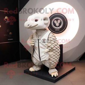 White Pangolin mascotte...