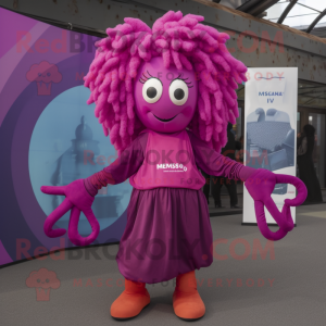 Magenta Medusa mascotte...