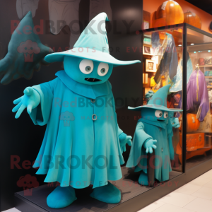 Cyan Witch S Hat mascotte...