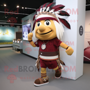 Maroon Chief maskot drakt...