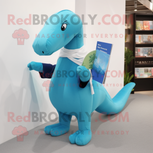 Cyan Diplodocus mascotte...