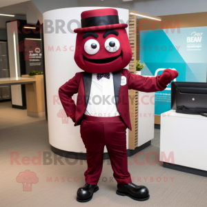 Maroon Armbånd maskot...