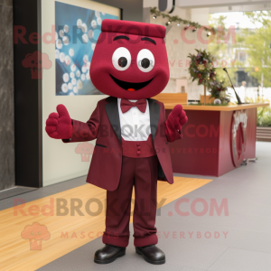Maroon Armband maskot...