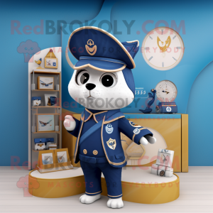 Navy Arrow Of Love maskot...