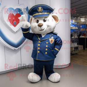 Navy Arrow Of Love maskot...