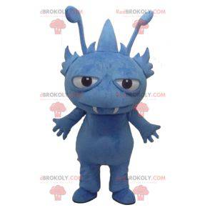 Gnome fantastisch wezen blauw monster mascotte - Redbrokoly.com