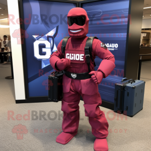 Maroon Gi Joe mascotte...