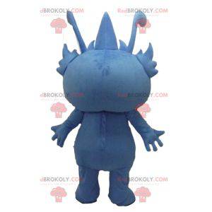 Gnome fantastisch wezen blauw monster mascotte - Redbrokoly.com