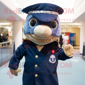 Navy Cod mascotte kostuum...