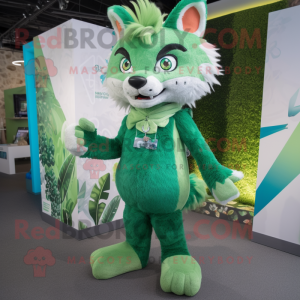 Green Lynx mascotte kostuum...