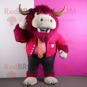 Magenta Buffalo mascotte...