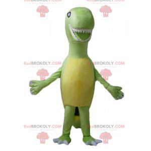 Tyrex mascotte gigante verde e giallo dinosauro - Redbrokoly.com