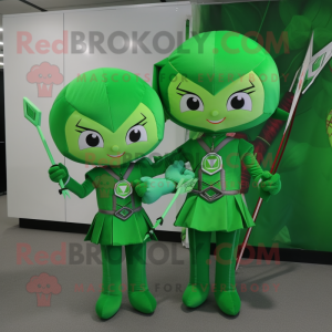 Postava maskota Green Arrow...