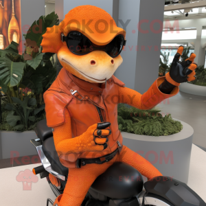 Orange Geckos mascotte...