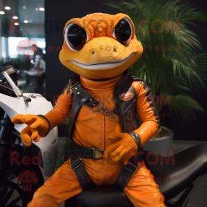 Orange Geckos mascotte...