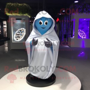 nan Engagement Ring mascot costume character dressed with a Hoodie and Wraps