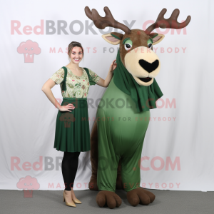 Forest Green Elk mascotte...