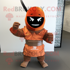 Rust Samurai maskot drakt...