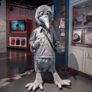 Silver Dodo Bird mascotte...