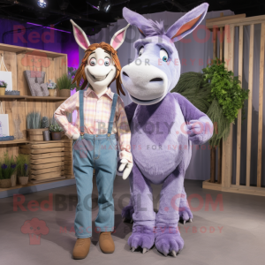 Lavender Donkey mascotte...