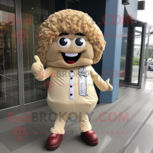 Beige Meatballs mascotte...