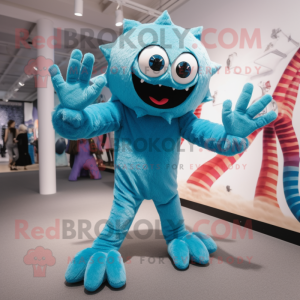 Cyan Spider mascotte...