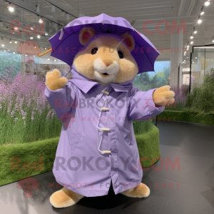 Lavendel hamster maskot...