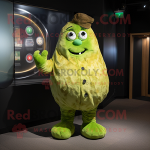 Lime Green Potato mascotte...