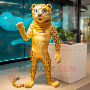 Gouden Jaguar mascotte...