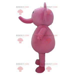 Fully customizable pink elephant mascot - Redbrokoly.com