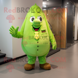 Lime Green Potato mascotte...