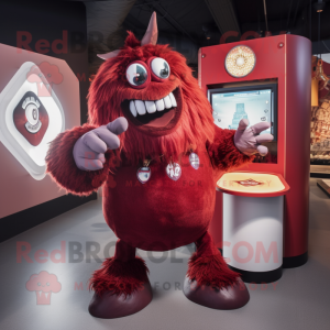 Maroon Demon mascotte...