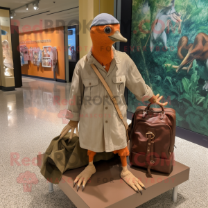 Tan Passenger Pigeon maskot...