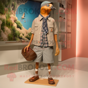 Tan Passenger Pigeon maskot...