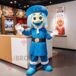 Blue Ramen mascotte kostuum...