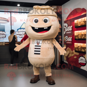 Beige Burgers maskot...